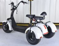 Elektrický TŘIKOLKÁ 1000W 40ah SCOOTER PŘEDNÍ, ZADNÍ TLUMIČE PRO DVA Elektrická koloběžka