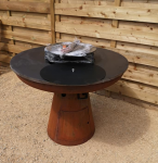 Gril stul na zahradu z kvalitní nerezové oceli